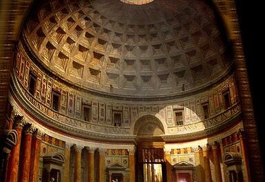 El Panteón de Agripa era usado por los romanos como un enorme reloj solar