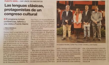 Las XIII Jornadas de Cultura Clasica.com celebradas en Puente Genil, en Youtube