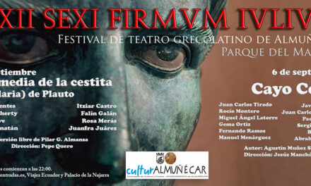 Página Web del XII Festival de Teatro Grecolatino de Almuñécar (5 y 6 de septiembre)