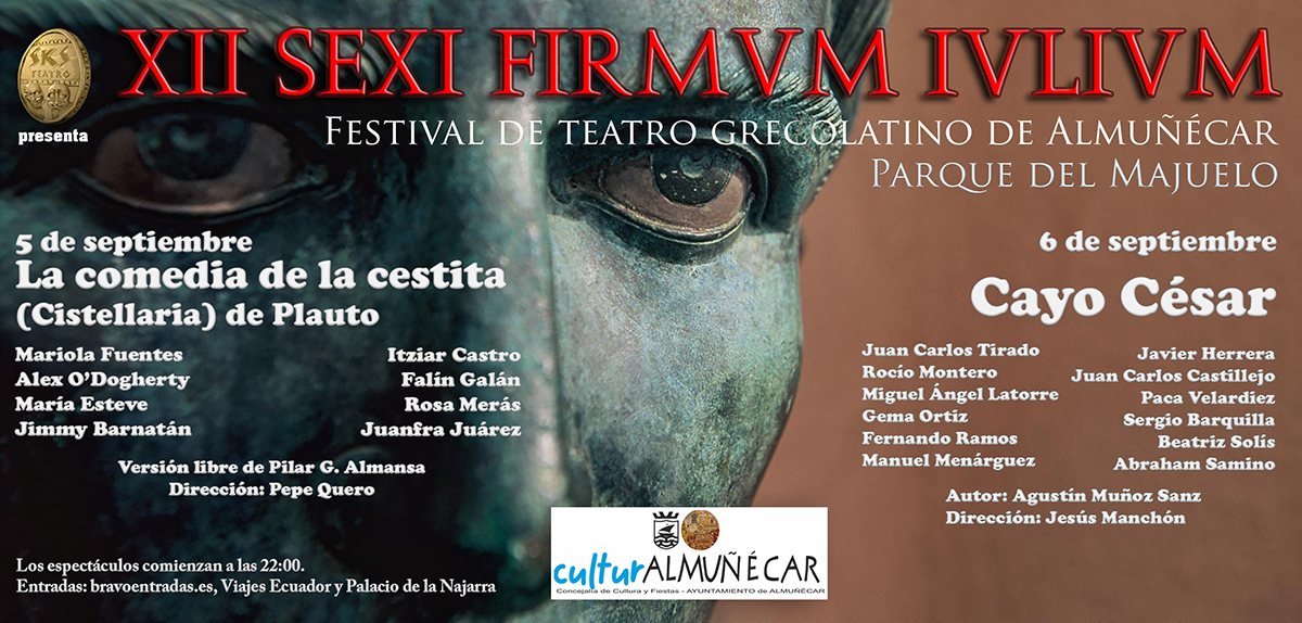 El XII Festival de Teatro Grecolatino de Almuñécar se celebra la semana próxima con dos compañías profesionales