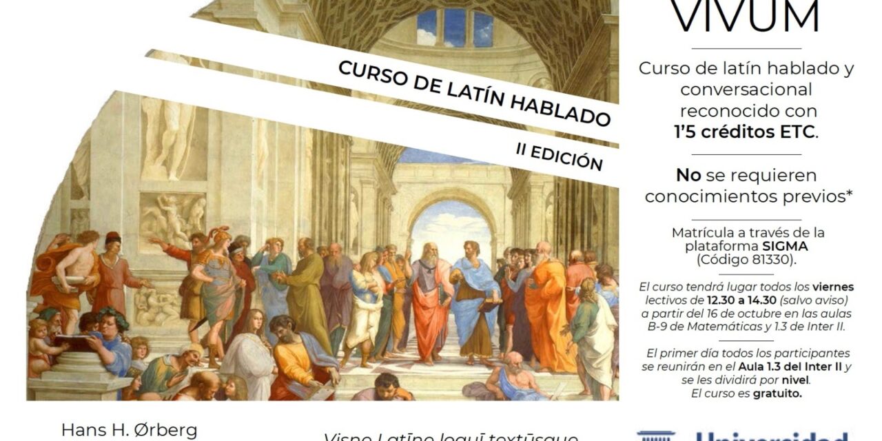 LATINVM VIVUM: Curso de latín hablado y conversacional en la Universidad de Zaragoza