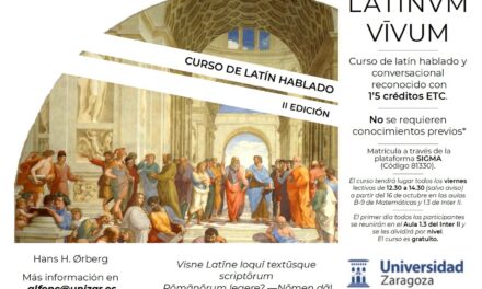 LATINVM VIVUM: Curso de latín hablado y conversacional en la Universidad de Zaragoza