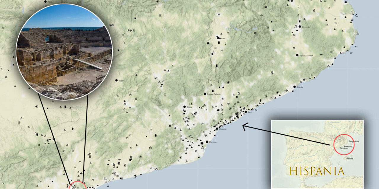 El Google Maps del Imperio romano: así es el mapa interactivo con todos los vestigios hallados