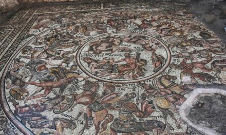 Descubierto un espectacular mosaico romano sobre la guerra de Troya