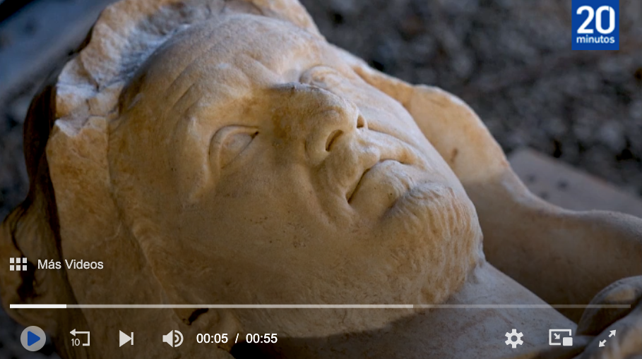 Descubren en Roma una escultura intacta de Hércules durante la reparación del alcantarillado