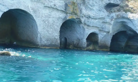 Las Cuevas de Pilato excavadas y talladas por los romanos en la isla de Ponza
