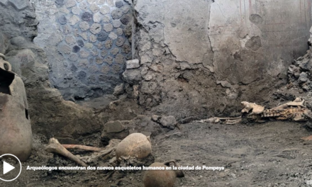 Nuevos esqueletos en Pompeya: aparecen dos cuerpos que murieron tras la erupción del Vesubio