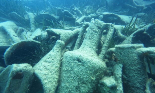 Descubren en la costa de El Alamein los restos de un barco hundido en el siglo III a. C. cargado de ánforas de Rodas