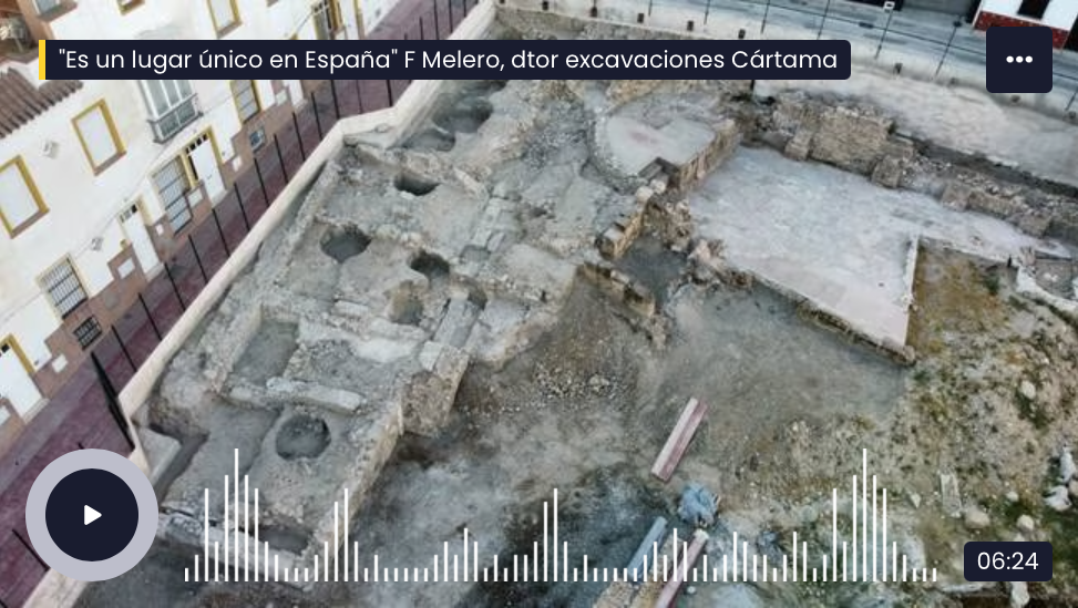 Las excavaciones arqueológicas de Cártama (Málaga) dejan al descubierto una basílica romana