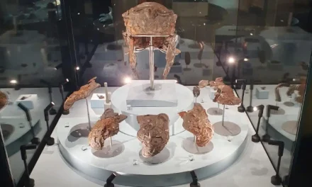 El impresionante casco romano encontrado en Hallaton, restaurado para exponerlo por primera vez
