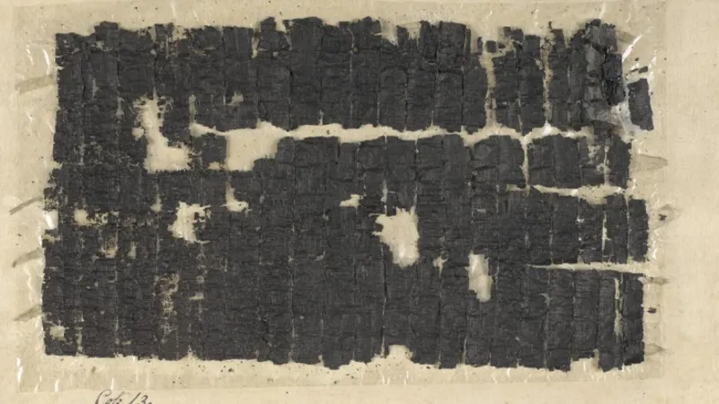 Desvelan el lugar exacto de la tumba de Platón indicado en los papiros carbonizados de Herculano