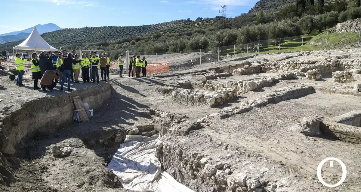 Un yacimiento único gracias a las obras de una carretera: un gran centro de producción de aceite de la Bética romana