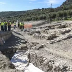 Un yacimiento único gracias a las obras de una carretera: un gran centro de producción de aceite de la Bética romana