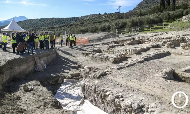 Un yacimiento único gracias a las obras de una carretera: un gran centro de producción de aceite de la Bética romana