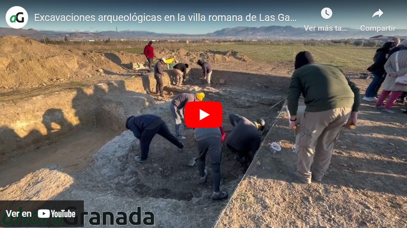 Las excavaciones arqueológicas en la villa romana de Gabia descubren un gran edificio junto al criptopórtico