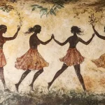 Hallan una espectacular tumba etrusca con frescos nunca vistos en el yacimiento arqueológico de Tarquinia