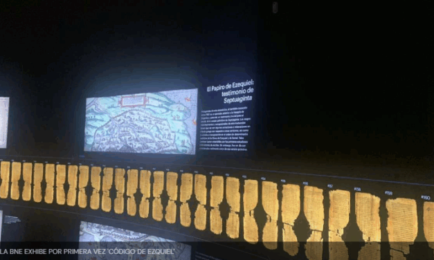Uno de los papiros más antiguos del mundo exhibido por primera vez en la BNE